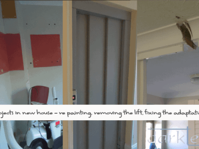 house projects - repaint, remove lift, fix adaptations