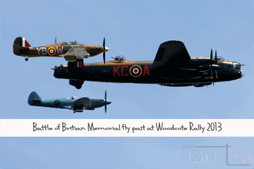 Battle of Britain Memorial fly past