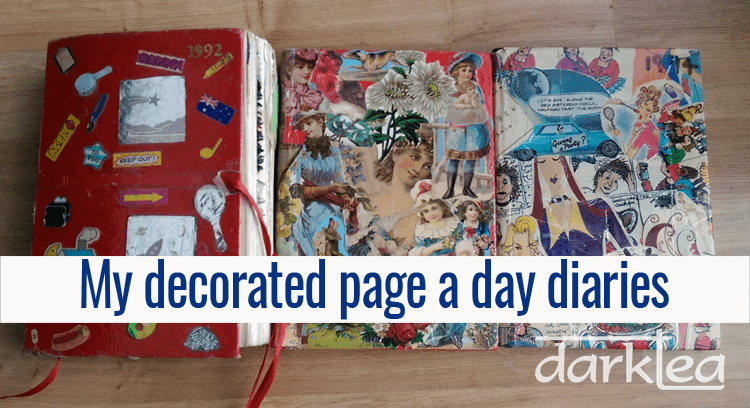 decorate page a day diary