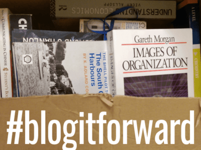 #blogitforward - food bank and text book donations