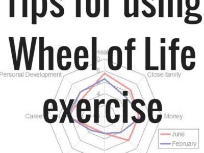 tips for using wheel of life exercise