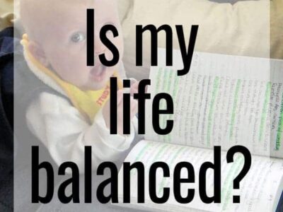 Is my life balanced?