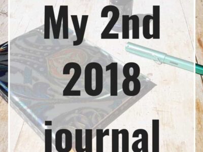 My 2nd 2018 journal